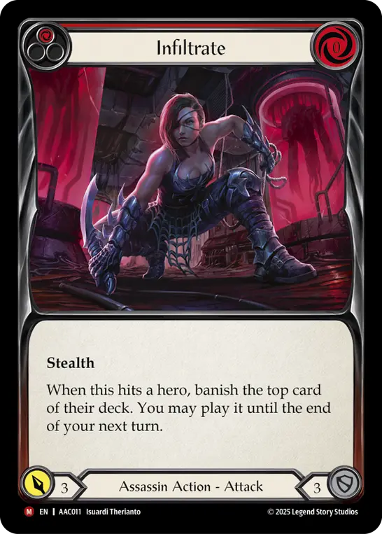 Card image of Infiltrate (Red)