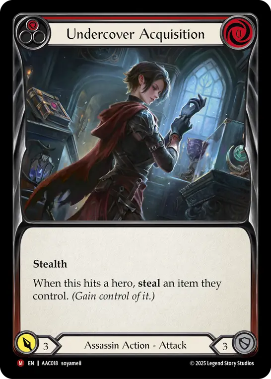 Card image of Undercover Acquisition (Red)