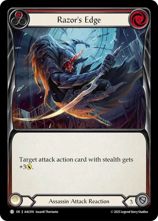 Card image of Razor's Edge (Red)