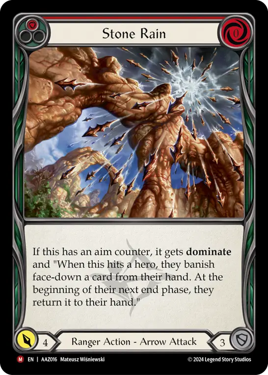 Stone Rain — Rainbow Foil