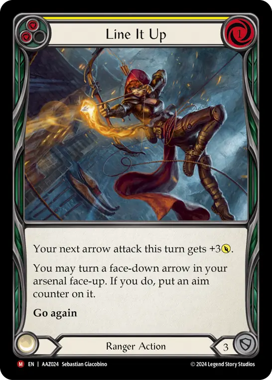 Line It Up — Rainbow Foil