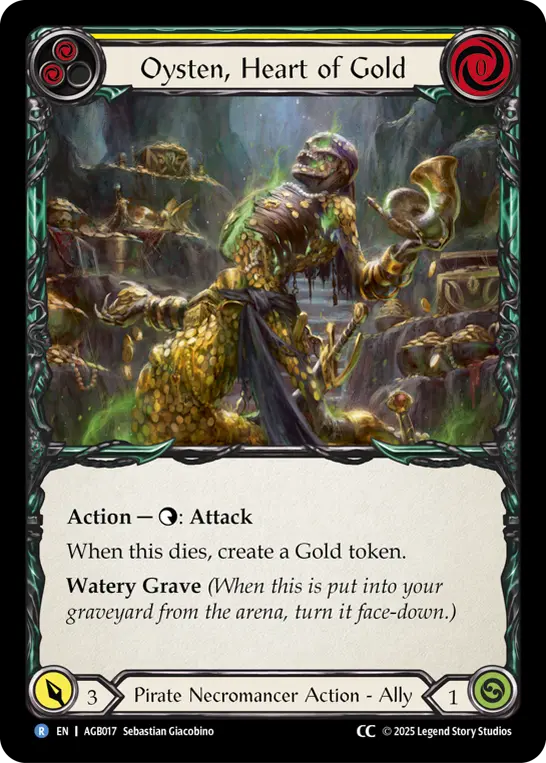 Oysten, Heart of Gold — AGB017-CC