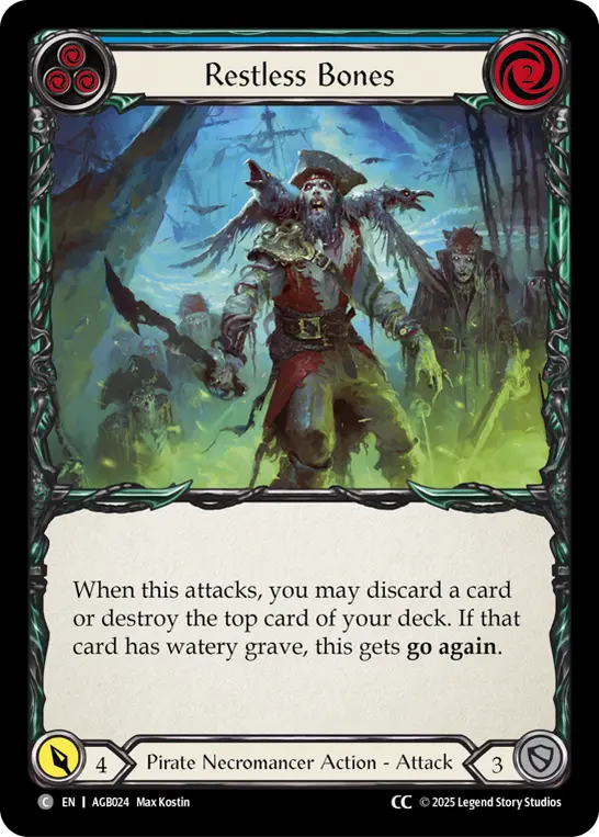 Restless Bones — AGB024-CC