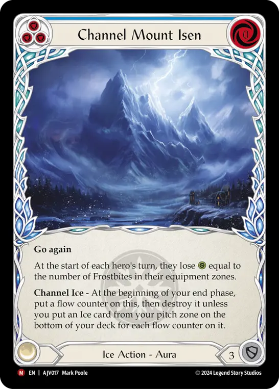 Channel Mount Isen — Rainbow Foil