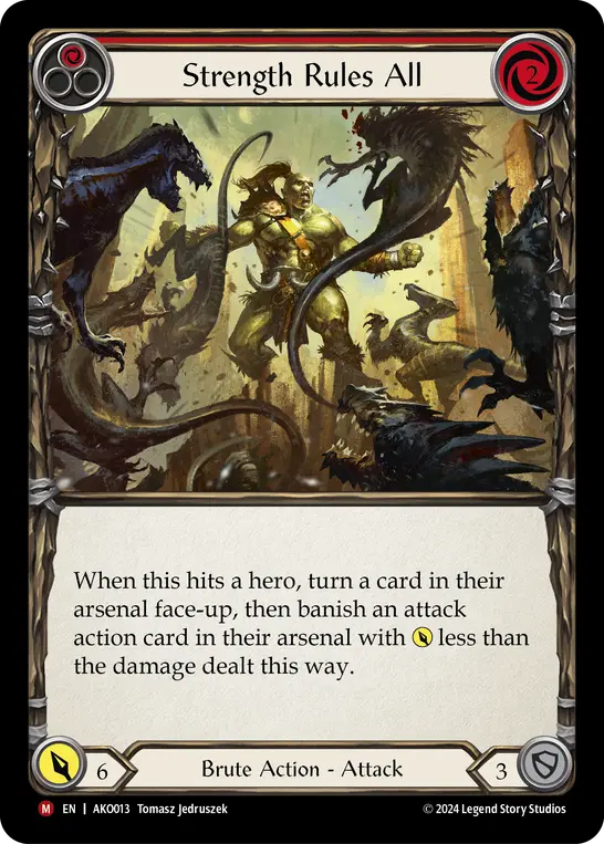 Strength Rules All — Rainbow Foil