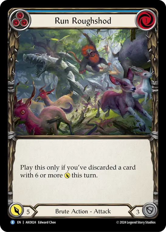 Run Roughshod — Rainbow Foil