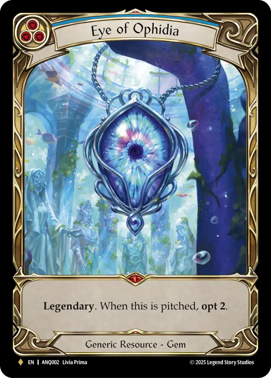 Card image of Eye of Ophidia (Blue)