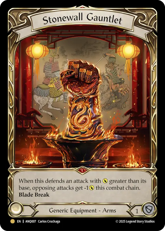 Card image of Stonewall Gauntlet