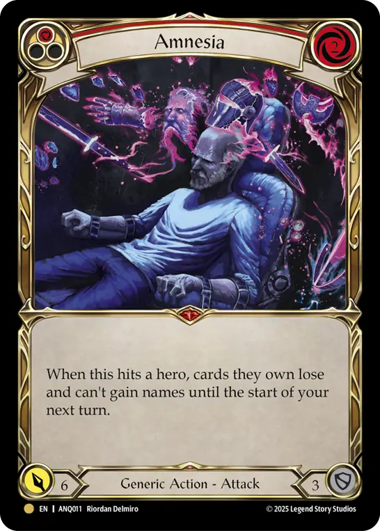 Card image of Amnesia (Red)