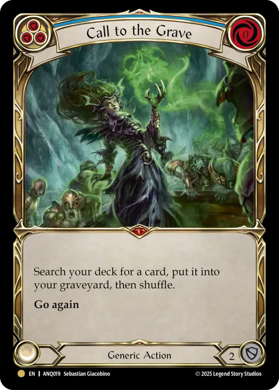 Call to the Grave — Cold Foil