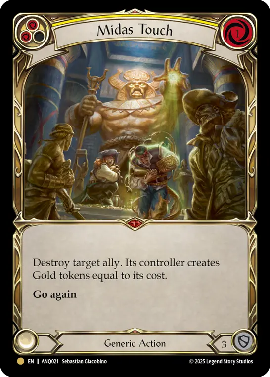Midas Touch — Cold Foil
