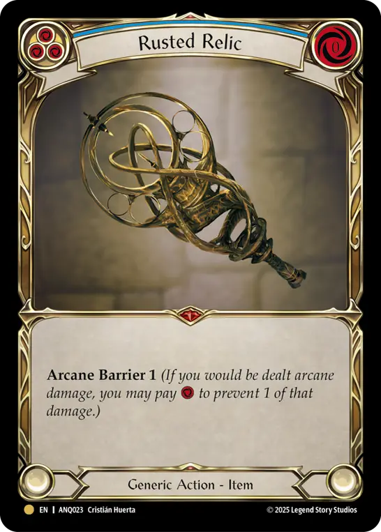 Card image of Rusted Relic (Blue)