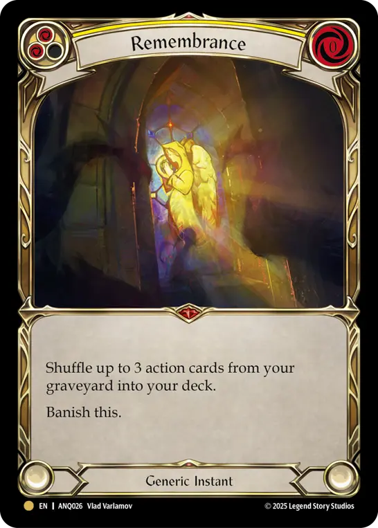 Remembrance — Cold Foil