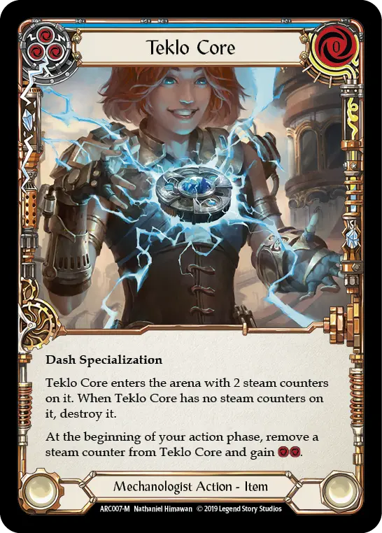 Teklo Core — Arcane Rising — Rainbow Foil