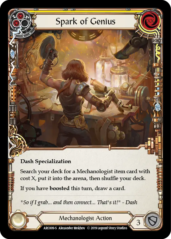 Spark of Genius — Arcane Rising — Rainbow Foil