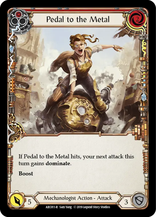 Pedal to the Metal — Arcane Rising — Rainbow Foil