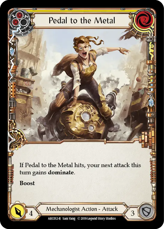 Pedal to the Metal — Arcane Rising — Rainbow Foil