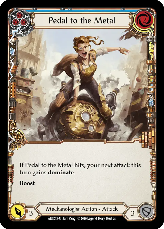 Pedal to the Metal — Arcane Rising — Rainbow Foil