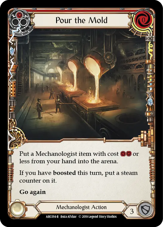 Pour the Mold — Arcane Rising — Rainbow Foil