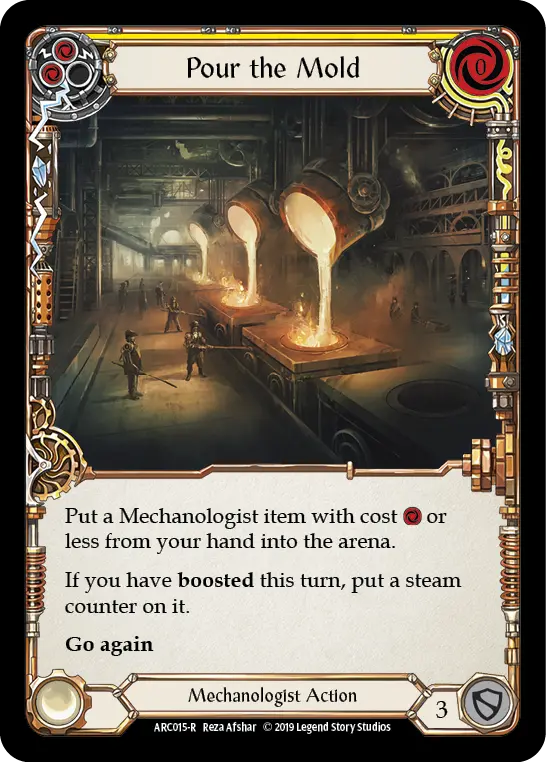 Pour the Mold — Arcane Rising — Rainbow Foil