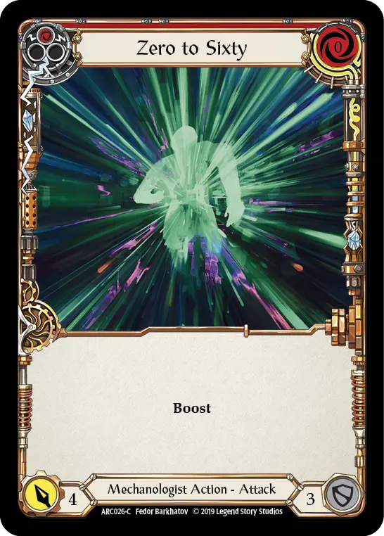 Zero to Sixty — Arcane Rising — Rainbow Foil