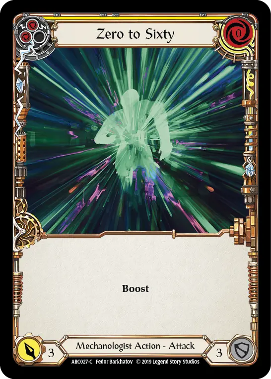 Zero to Sixty — Arcane Rising — Rainbow Foil