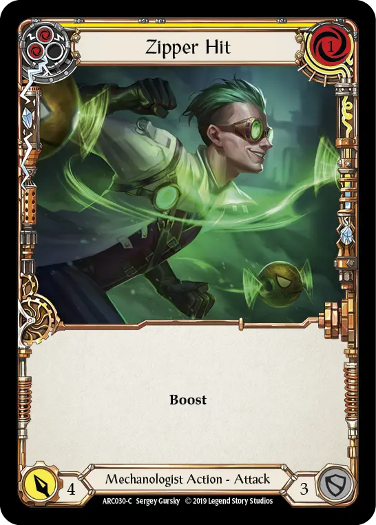 Zipper Hit — Arcane Rising — Rainbow Foil