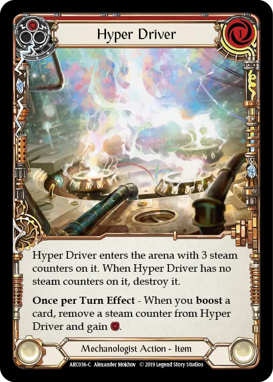Hyper Driver — Arcane Rising — Rainbow Foil