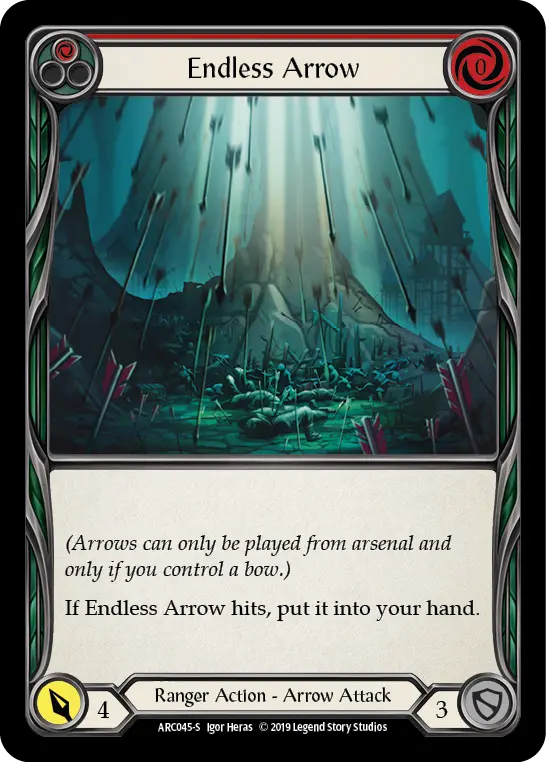 Endless Arrow — Arcane Rising — Rainbow Foil