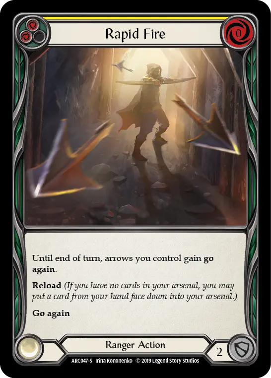 Rapid Fire — Arcane Rising — Rainbow Foil