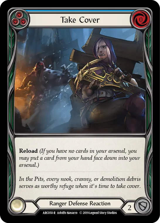 Take Cover — Arcane Rising — Rainbow Foil