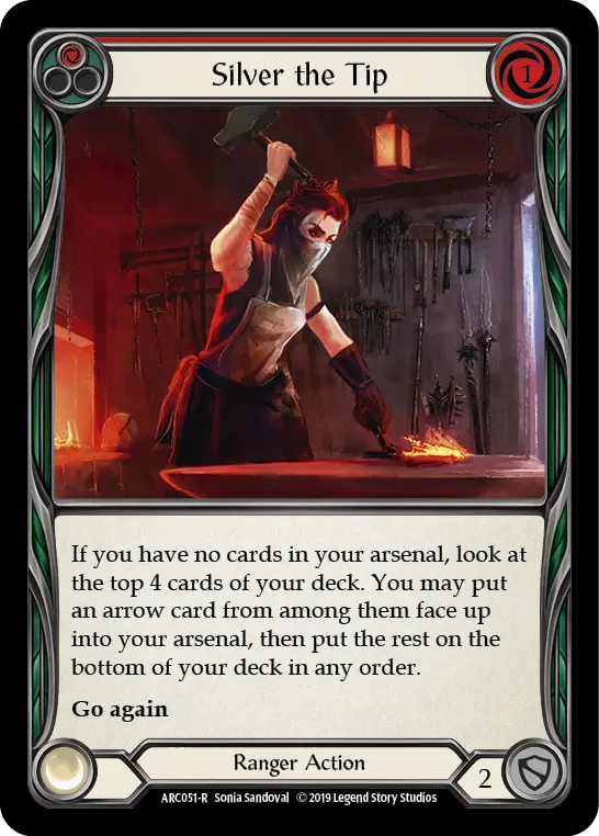 Silver the Tip — Arcane Rising — Rainbow Foil