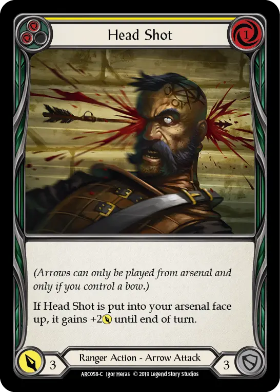 Head Shot — Arcane Rising — Rainbow Foil