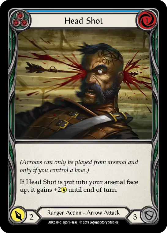 Head Shot — Arcane Rising — Rainbow Foil