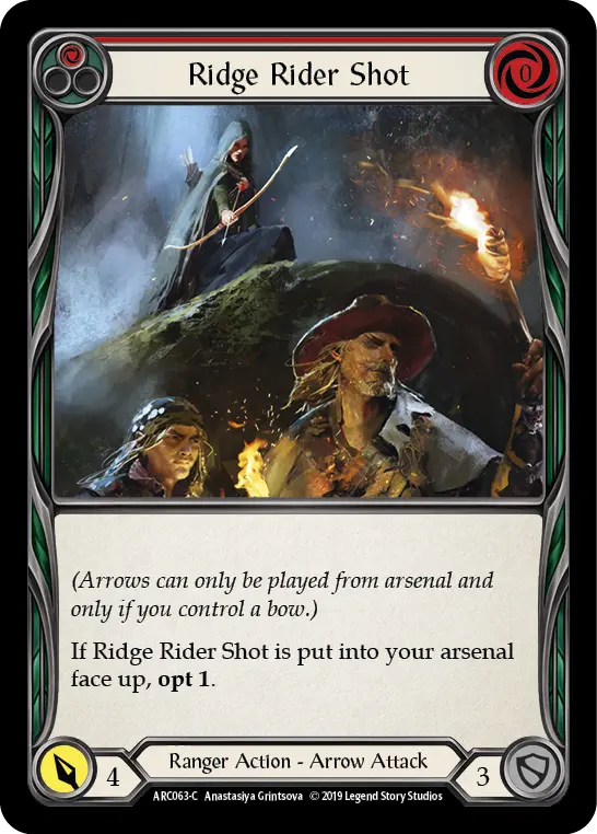 Ridge Rider Shot — Arcane Rising — Rainbow Foil