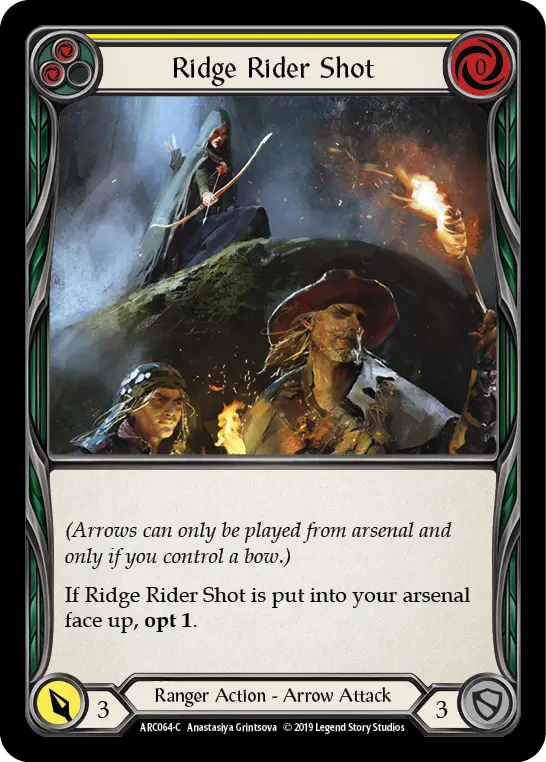 Ridge Rider Shot — Arcane Rising — Rainbow Foil