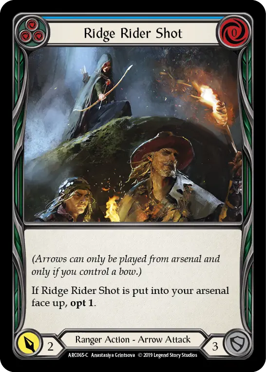 Ridge Rider Shot — Arcane Rising — Rainbow Foil
