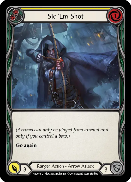 Sic 'Em Shot — Arcane Rising — Rainbow Foil