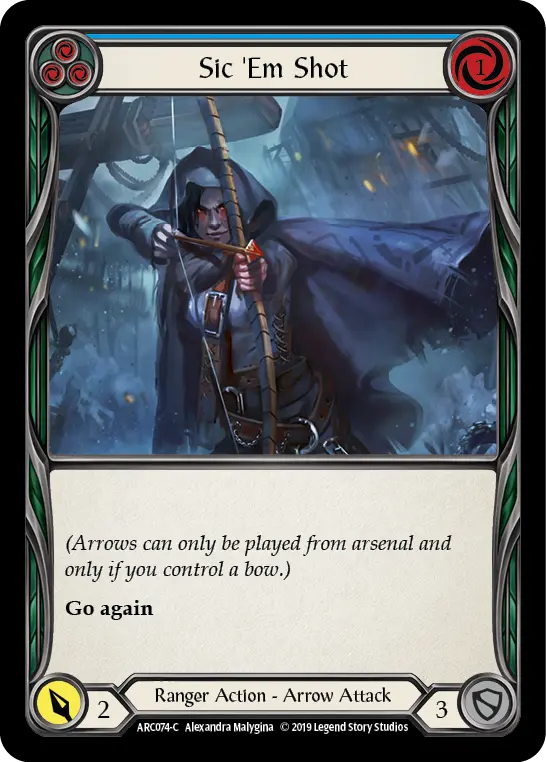 Sic 'Em Shot — Arcane Rising — Rainbow Foil