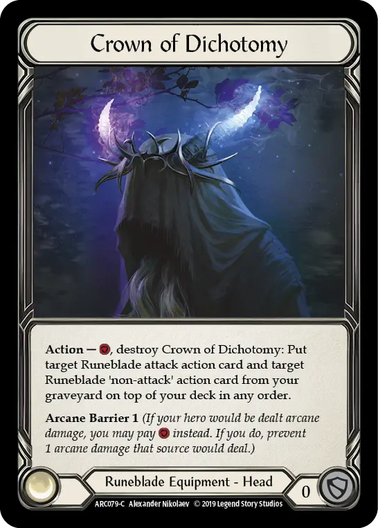 Crown of Dichotomy — Arcane Rising — Cold Foil