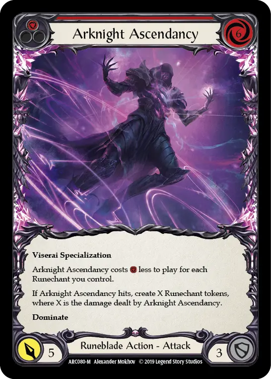 Arknight Ascendancy — Arcane Rising — Rainbow Foil