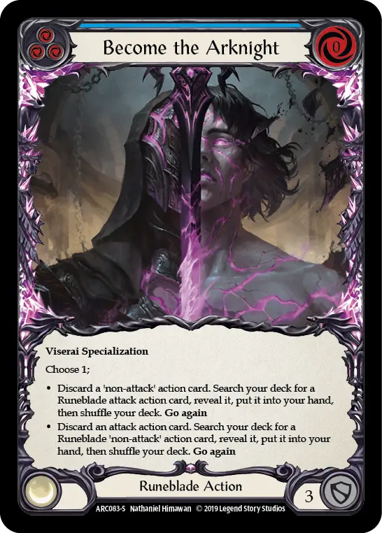 Become the Arknight — Arcane Rising — Rainbow Foil