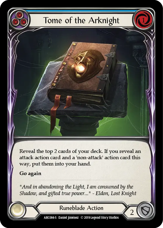 Tome of the Arknight — Arcane Rising — Rainbow Foil