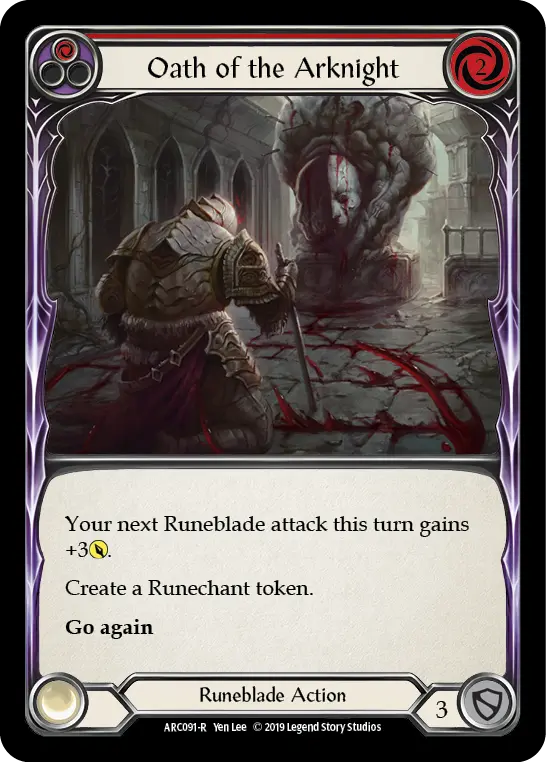 Oath of the Arknight — Arcane Rising — Rainbow Foil