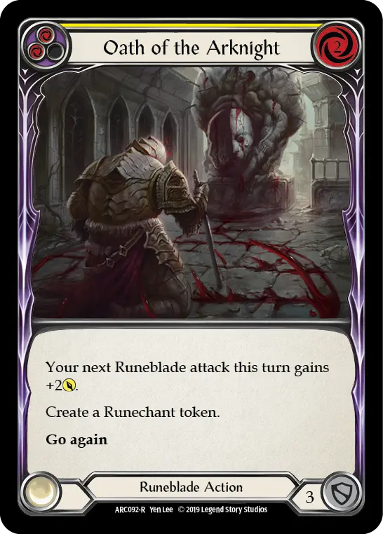 Oath of the Arknight — Arcane Rising — Rainbow Foil