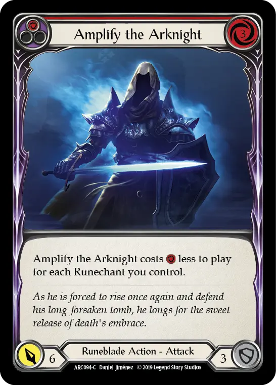 Amplify the Arknight — Arcane Rising — Rainbow Foil