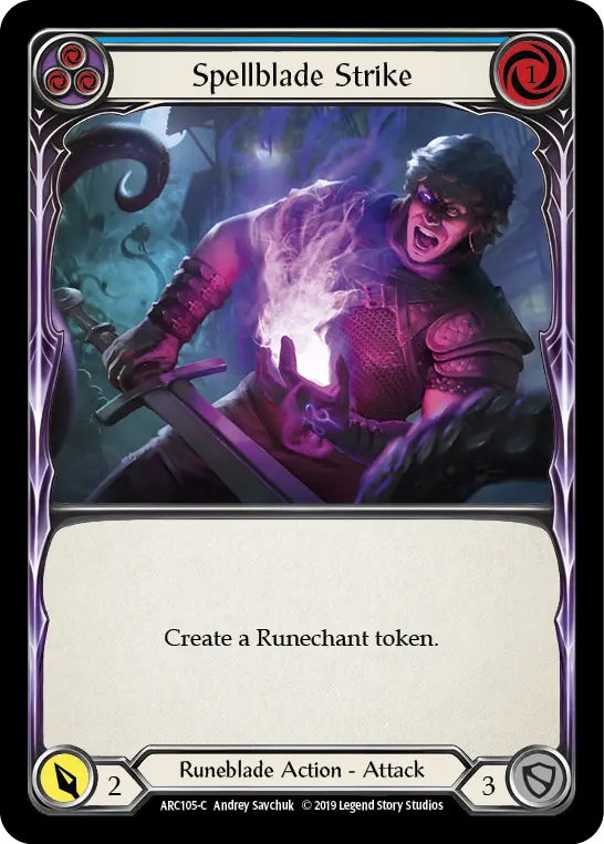 Spellblade Strike — Arcane Rising — Rainbow Foil