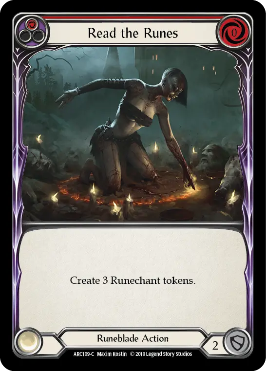 Read the Runes — Arcane Rising — Rainbow Foil