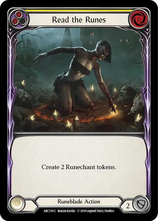 Read the Runes — Arcane Rising — Rainbow Foil