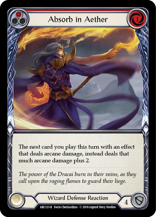 Absorb in Aether — Arcane Rising — Rainbow Foil
